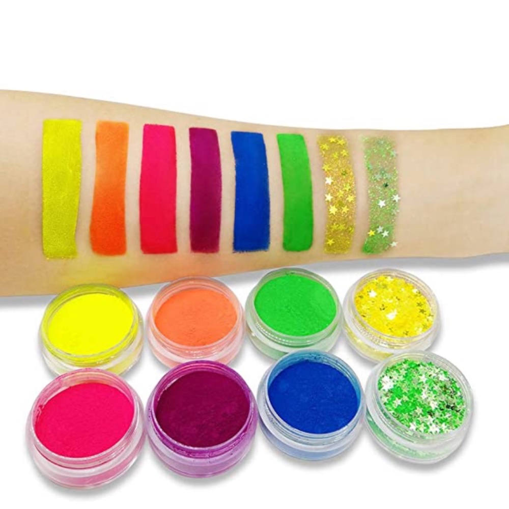 Neon Pigment Eyeshadow Powder UV 🌸🌻